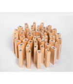 Wiss Toy 54-Piece Numbered Wooden Stacking Block Game with Dice - FS090 - Image 3