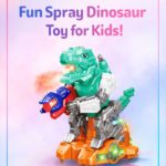 Electronic Spraying Mist Dinosaur Robot Toy – Interactive Walking Mech-Dino with Music & Dynamic LED Lights