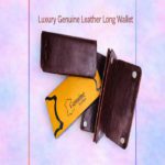 Kingfisher Luxury Genuine Leather Long Wallet