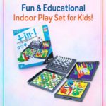 4-in-1 Magnetic Strategy Board Game Set for Kids – Classic Chess, Snakes & Ladders, Ludo, and Chinese Checkers - FS006