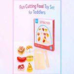 OKOK Premium Wooden Magnetic Cutting Food Set – Montessori-Inspired Pretend Play Kitchen Accessories for Toddlers & Pre-schoolers - FS098
