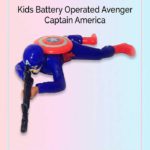 Ultimate Avengers Captain America Battery-Operated Crawling Action Toy with Lights & Shooting Sounds - FS011
