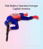 Ultimate Avengers Captain America Battery-Operated Crawling Action Toy with Lights & Shooting Sounds - FS011