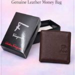 Premium Men’s Genuine Leather Bi-Fold Wallet – Classic Textured Coffee Brown - FS120