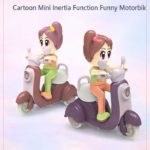 Cartoon Mini Inertia Function Funny Motorbike Toy - FS029