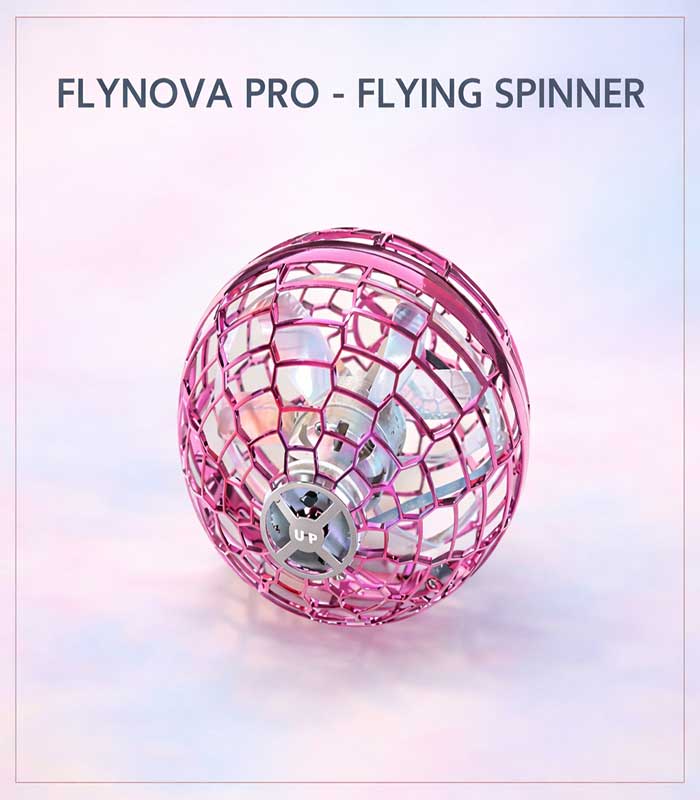COVER-IMAGE Flynova Pro Flying Spinner – The Ultimate LED Boomerang Orb & Hand-Controlled Magic Drone - FS046 - Image 1