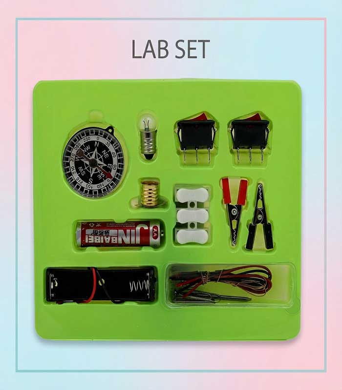 COVER-IMAGE Kids’ DIY Dual Switch Electric Circuit Experiment Kit – STEM Educational Physics Lab for Aspiring Scientists – FS066 - Image 1