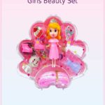 Little Girl's Princess Dream Magic Trinket Box – 12-Piece DIY Jewellery & Dress-Up Shell Case - FS069
