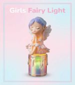 Enchanted Angel Fairy LED Night Light – Magical Iridescent Bedside Lamp for Girls – (ORANGE -FS062/01) / (BLUE-FS062/02)