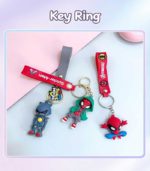 Character Heroes Keyring Collection – Marvel & Sonic - Key Ring - (Spiderman=FS060/01) / (Sonic Heroes=FS060/02) / (Spiderman Winter Edition=FS060/03)