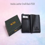 Maisha Leather Small Black – Premium Genuine Leather Bifold Wallet - FS128