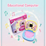 IntelliKids 2-in-1 Educational Learning Computer – Interactive Alphabet, Number & Music Laptop for Pre-schoolers