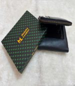 Maisha Leather Small Black – Premium Genuine Leather Bifold Wallet - FS128 - Image 2