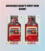 Mini Bank: Superhero Edition Electronic Smart Safe & Interactive Piggy Bank for Kids