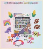 Ultimate Personalized ABC Bead & Jewellery Craft Kit – 300+ Pieces DIY Creative Set for Kids & Toddlers