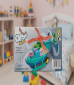 Transparent Gear Light-Up Copter –Toy for Kids - Image 3