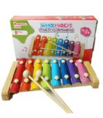 Musical Enlightenment: 8-Note Hand-Knock Wooden Xylophone for Toddlers - Image 2