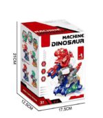 Electronic Spraying Mist Dinosaur Robot Toy – Interactive Walking Mech-Dino with Music & Dynamic LED Lights - Image 3
