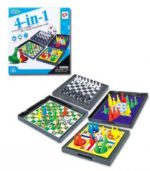 4-in-1 Magnetic Strategy Board Game Set for Kids – Classic Chess, Snakes & Ladders, Ludo, and Chinese Checkers - FS006 - Image 2