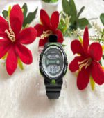 K-SPORT LASIKA W-F101 Multi-Function Water-Resistant Digital Sports Watch for Kids – Black & Neon Green - FS110 - Image 2