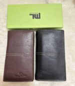 Mukta Leather (ML) Signature Series: Premium Long Bifold Genuine Leather Wallet for Men and Young Gentlemen – (BLACK - FS123/01) (BROWN - FS123/02) - Image 2