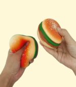 Jumbo Slow-Rising Burger Squishy – Stress Relief & Sensory Play Toy for Kids - FS052/03 - Image 2