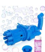 Gatling Style Electric Bubble Gun Machine for Kids – 8-Hole Automatic Bubble Maker (Blue) - FS045 - Image 2