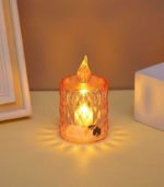 Crystal Rose Diamond LED Flameless Candle – Magical Ambient Night Light - FS065 - Image 2