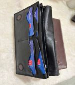 Mukta Leather (ML) Signature Series: Premium Long Bifold Genuine Leather Wallet for Men and Young Gentlemen – (BLACK - FS123/01) (BROWN - FS123/02) - Image 11