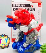 Electronic Spraying Mist Dinosaur Robot Toy – Interactive Walking Mech-Dino with Music & Dynamic LED Lights - Image 4