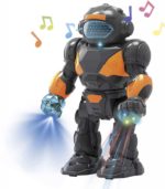 Brave Robot TH02 – Interactive Musical Dancing Robot with 3D LED Lights - White - FS024 - Image 2