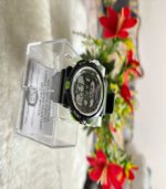 K-SPORT LASIKA W-F101 Multi-Function Water-Resistant Digital Sports Watch for Kids – Black & Neon Green - FS110 - Image 3