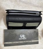 UBAID LEATHER Premium Full-Grain Leather Long Wallet – Export Quality Travel & Organizer -Black- FS124/01 - Image 3
