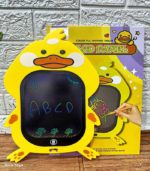 DuckieDraw 8.5-Inch Colorful LCD Writing Tablet – Eco-Friendly Portable Electronic Drawing Pad for Kids - Small - FS049 - Image 3