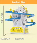 Playful Peaks | Interactive Musical Small Duck Climbing Stairs Roller Coaster Toy - Image 3