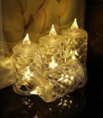 Crystal Rose Diamond LED Flameless Candle – Magical Ambient Night Light - FS065 - Image 3