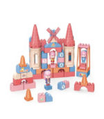 Magical Kingdom Building Block Castle – Creative DIY Preschool Playset with Figures & Accessories - 68 PCS - Image 2