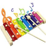Musical Enlightenment: 8-Note Hand-Knock Wooden Xylophone for Toddlers - Image 4
