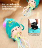 Electric Dancing Squid Toy – Interactive Musical Sea Friend with Smart Obstacle Avoidance - Image 5