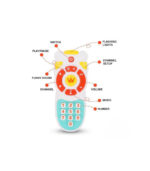 Huanger Interactive "Funny Controller" – Early Learning Musical Remote Toy for Infants & Toddlers - Image 3