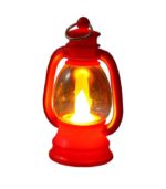 Enchanting LED Vintage Lantern – Flickering Flameless Night Light for Kids' Bedrooms & Décor – (Red=FS063/01) / (Black= FS063/02) - Image 4