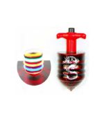 Dragon Latin Glow-in-the-Dark LED Spinning Top with Launcher – (Red=FS089/01) / (Blue= FS089/02) - Image 4