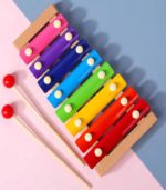 Musical Enlightenment: 8-Note Hand-Knock Wooden Xylophone for Toddlers - Image 5