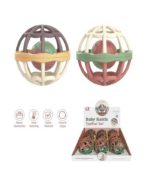 Elite Soft-Grip Sensory Rattle & Teether Ball – Heat-Resistant BPA-Free Developmental Discovery Toy for Infants - Image 5