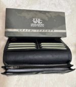 UBAID LEATHER Premium Full-Grain Leather Long Wallet – Export Quality Travel & Organizer -Black- FS124/01 - Image 5
