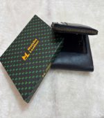 Maisha Leather Small Black – Premium Genuine Leather Bifold Wallet - FS128 - Image 5