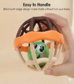 Elite Soft-Grip Sensory Rattle & Teether Ball – Heat-Resistant BPA-Free Developmental Discovery Toy for Infants - Image 6