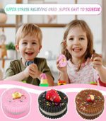 Super Decompression Squeeze Toy Collection – Ultra-Soft Oreo & Cartoon Carrot Stress Relievers for Kids & Adults - Big - (Cake = FS053/01 & Carrot = FS053/02) - Image 6