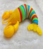 Rainbow Flexi-Crawl Lobster Fidget Toy – Multi-Color Sensory Stress Reliever for Kids - FS068 - Image 7