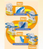 Playful Peaks | Interactive Musical Small Duck Climbing Stairs Roller Coaster Toy - Image 7